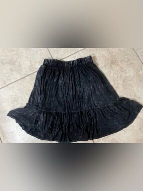 torrid Black Tiered Mini Skirt